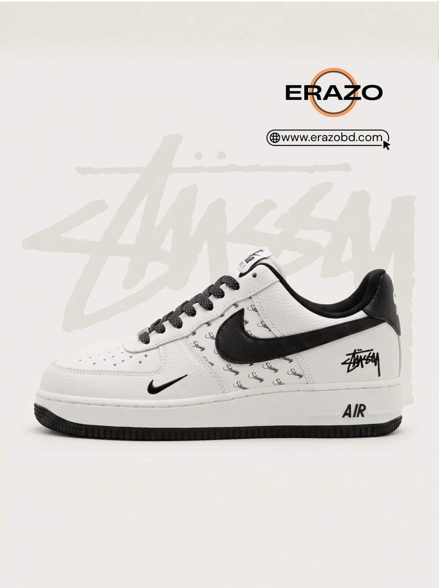 Air Force 1 x Stussy Beige Black 1:1